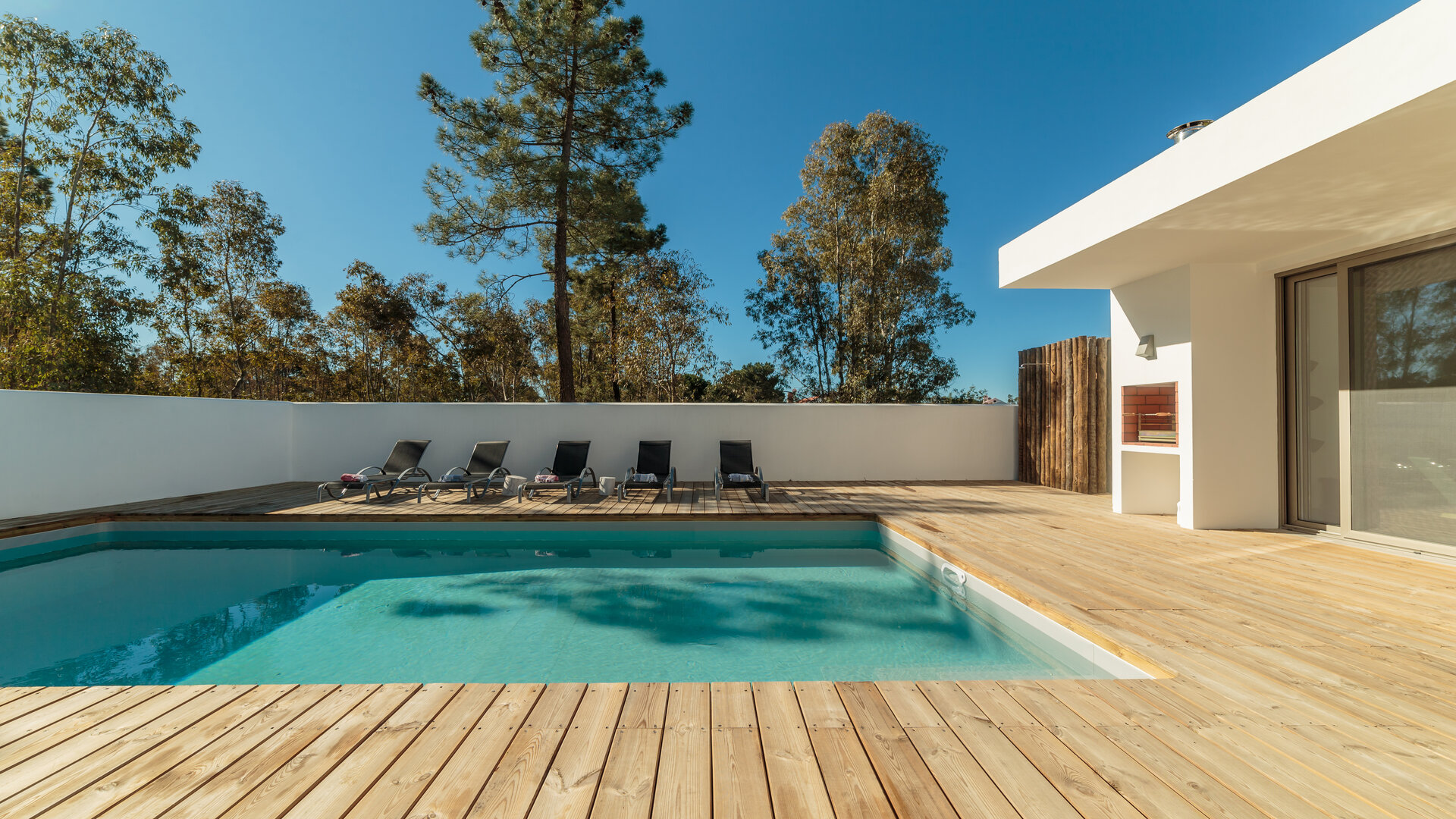 piscine en bois