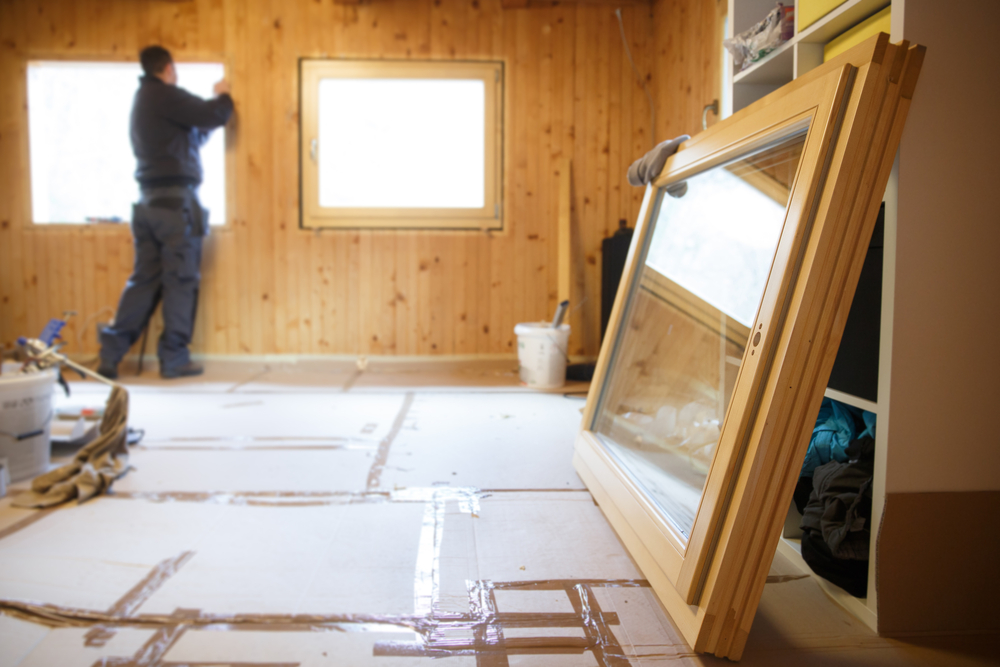 chassis en bois maison